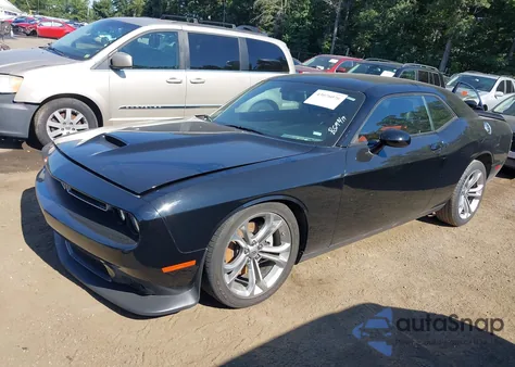 2022 Dodge Challenger Gt из США, поврежденный, VIN 2C3CDZJGXNH242285